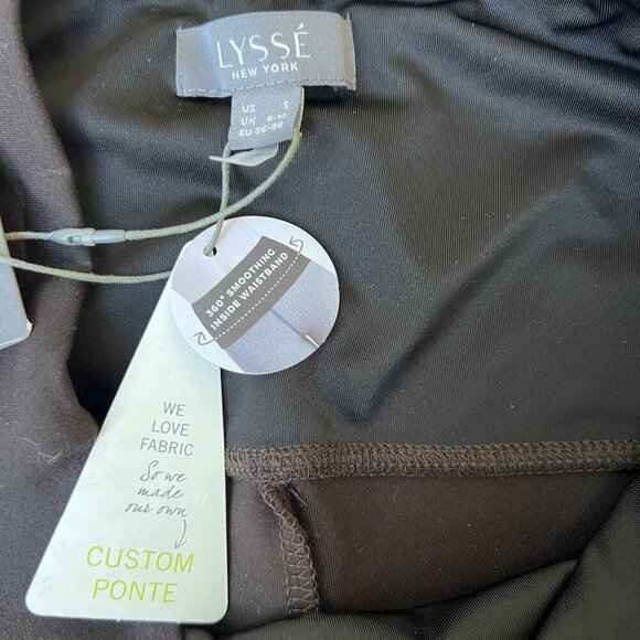 Lyssé New York NWT Womens S High Waist Custom Ponte Espresso Legging Ankle Pants - Picture 11 of 15